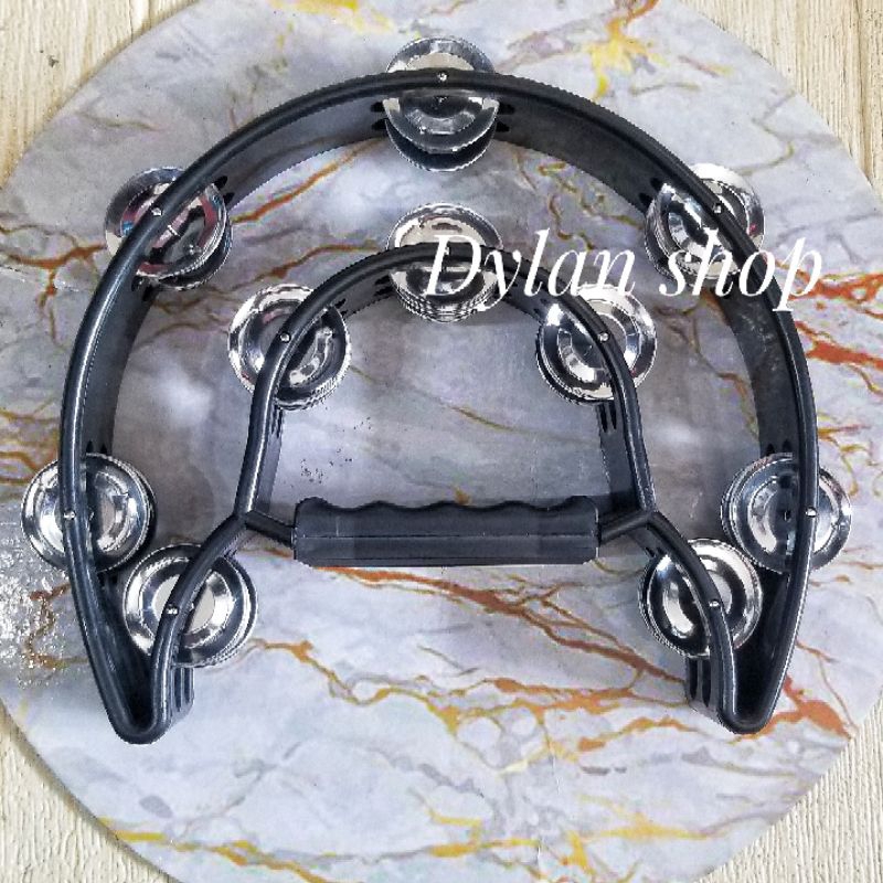 Alat Musik Tamborin Tambourine Double Ring Kecrekan Tambourine