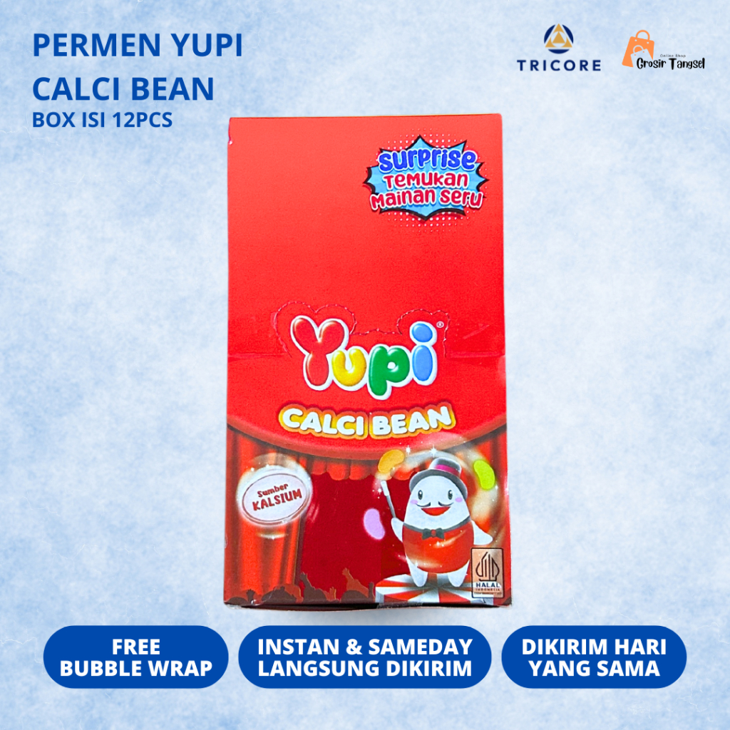 

Permen Yupi Calci Bean 1 Box isi 12pcs