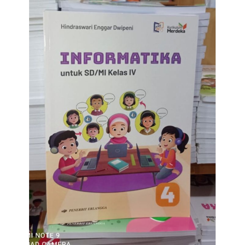 Buku Informatika SD Kelas 4 Kurikulum Merdeka Erlangga