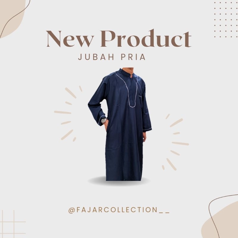 fajar collection - Gamis Pria Terbaru Jubah dewasa modern dan elegan
