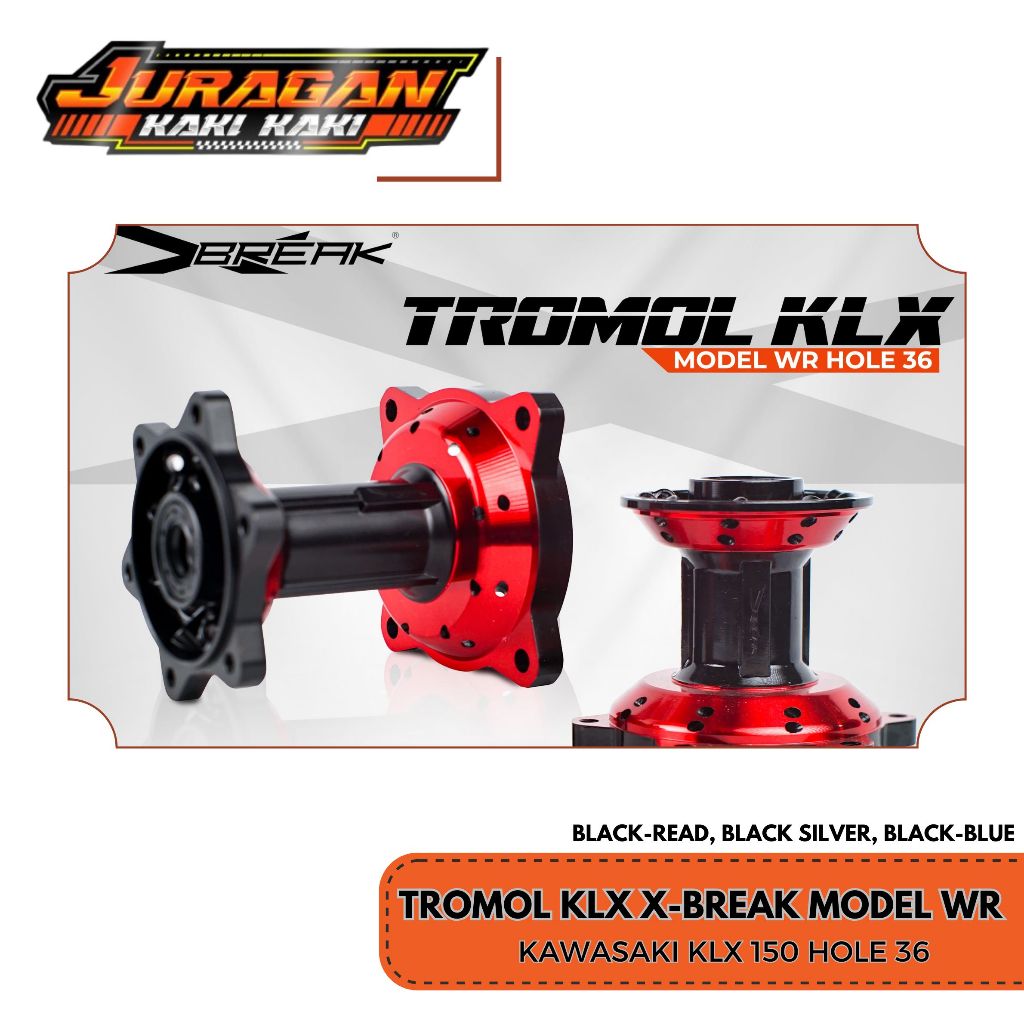 TROMOL KLX X-BREAK MODEL WR HOLE 36