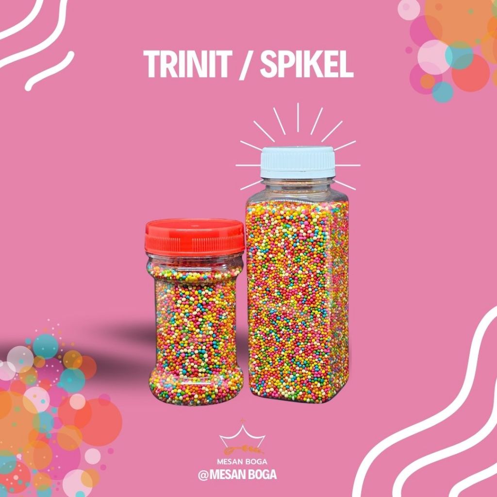 

Spikel / Trinit / Sprinkle Warna-warni - 200 GR / 100 GR