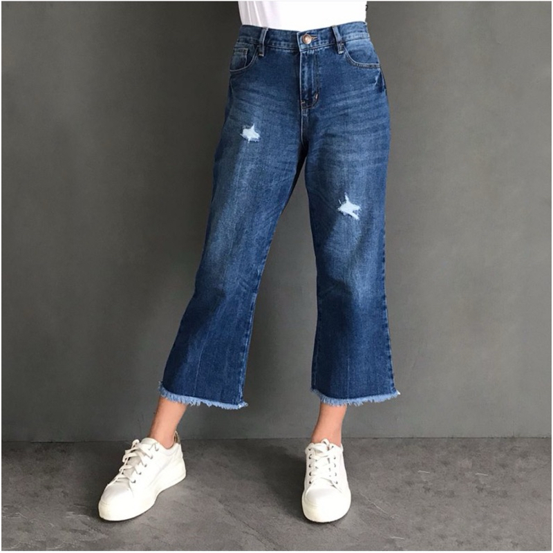 C2 OUTFITTERS ULFIRA Blue Culottes Jeans - tag. 549.900