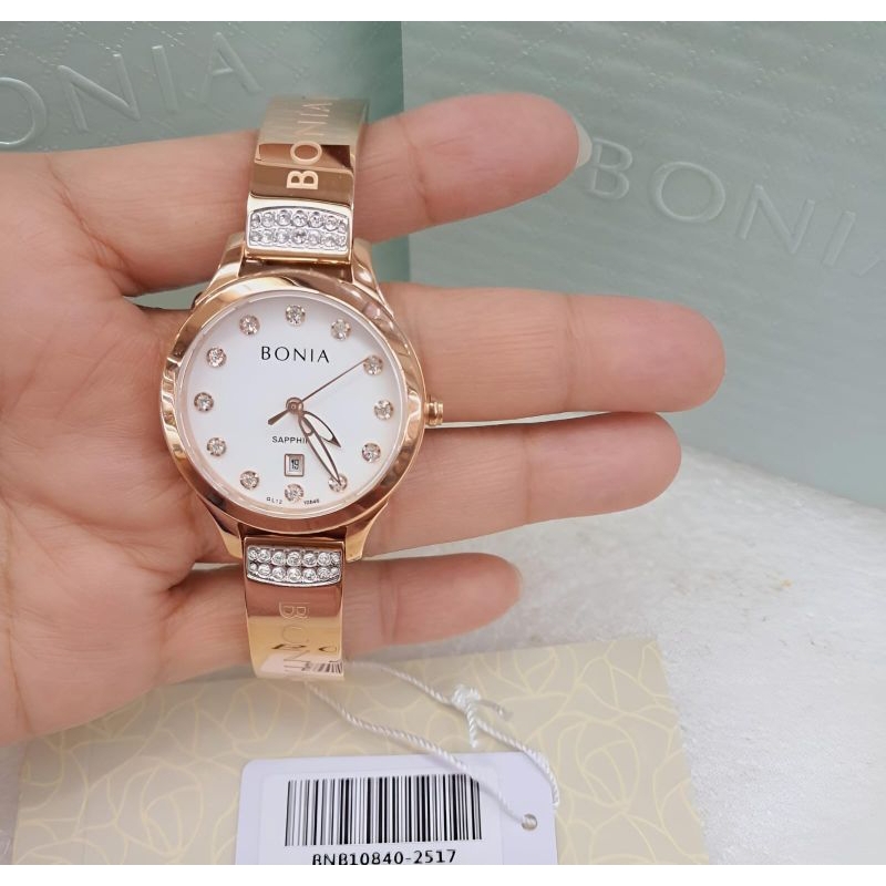 Jam Tangan Wanita BONIA BNB10840-2517 Original / Jam Tangan Bonia Kaca Sapphire Bonia bnb10840-2517 