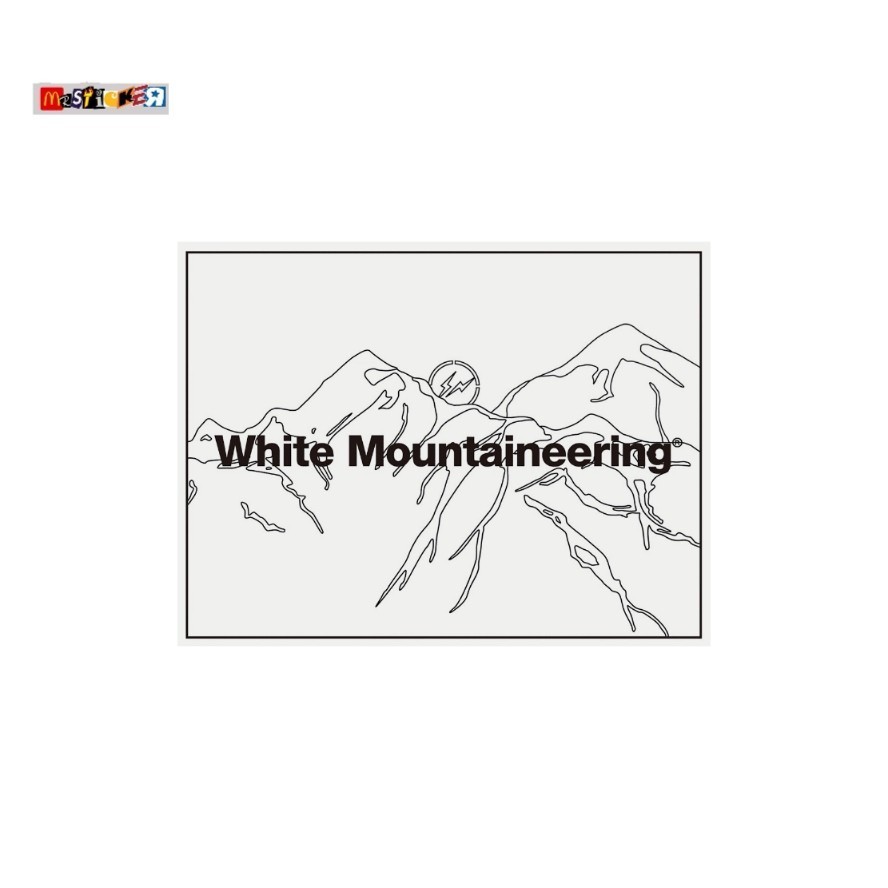 

sticker White Mountaineering x fragment japan logo stiker