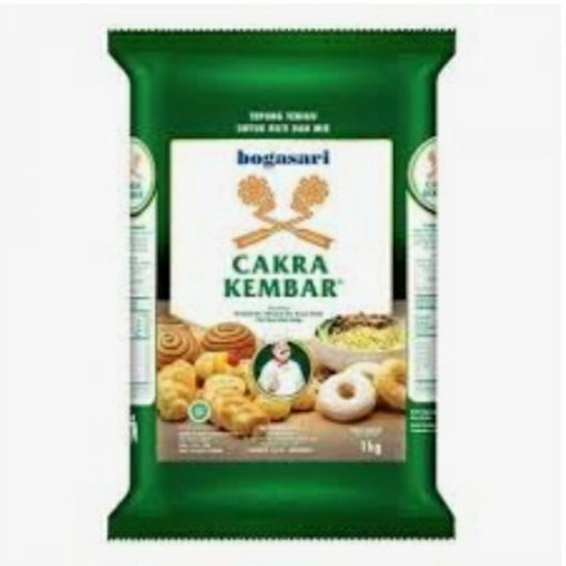 

TEPUNG CAKRA KEMBAR BOGASARI PEMBUAT ROTI DAN MIE KEMASAN 1 KG