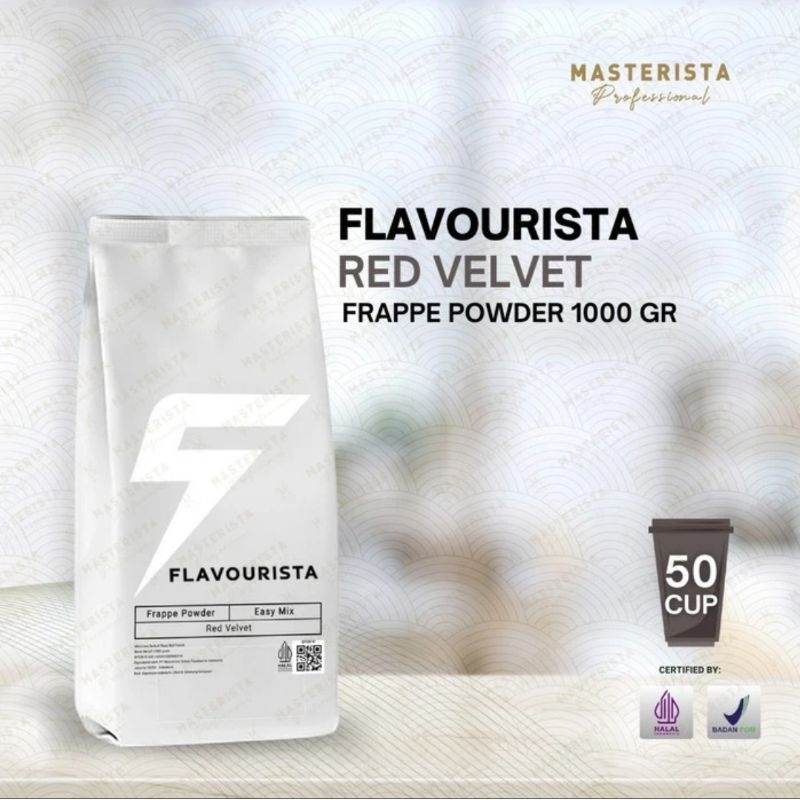 

flavourista bubuk minuman murah rasa red velvet/ red velvet powder 1000 gram