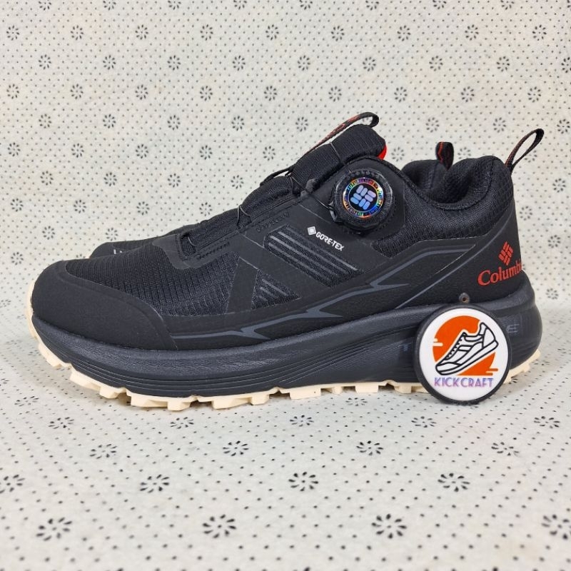 SEPATU HIKING COLUMBIA TRAIL BLACK RED PREMIUM ORIGINAL