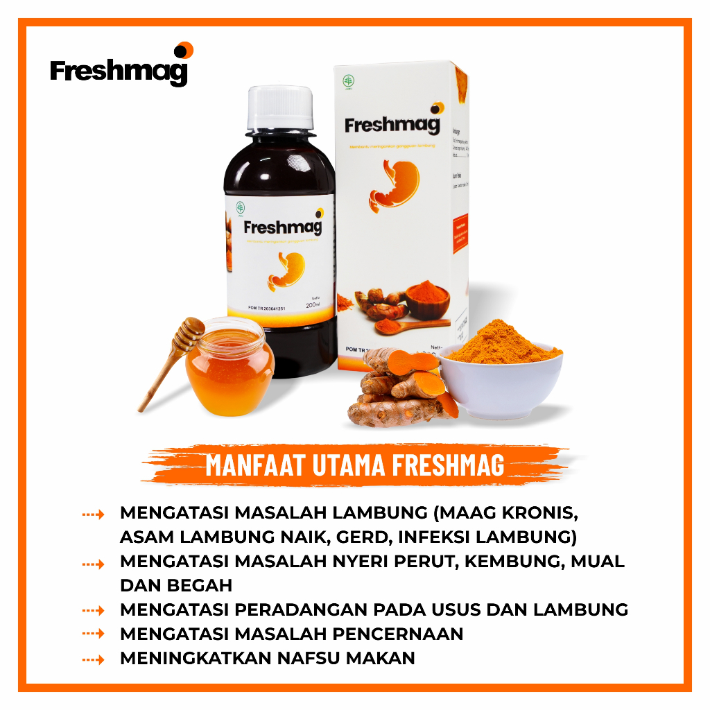 

FRESHMAG [Grosir] - Atasi Maag, Gerd, Asam Lambung Naik & Meredakan Infeksi Pada Lambung