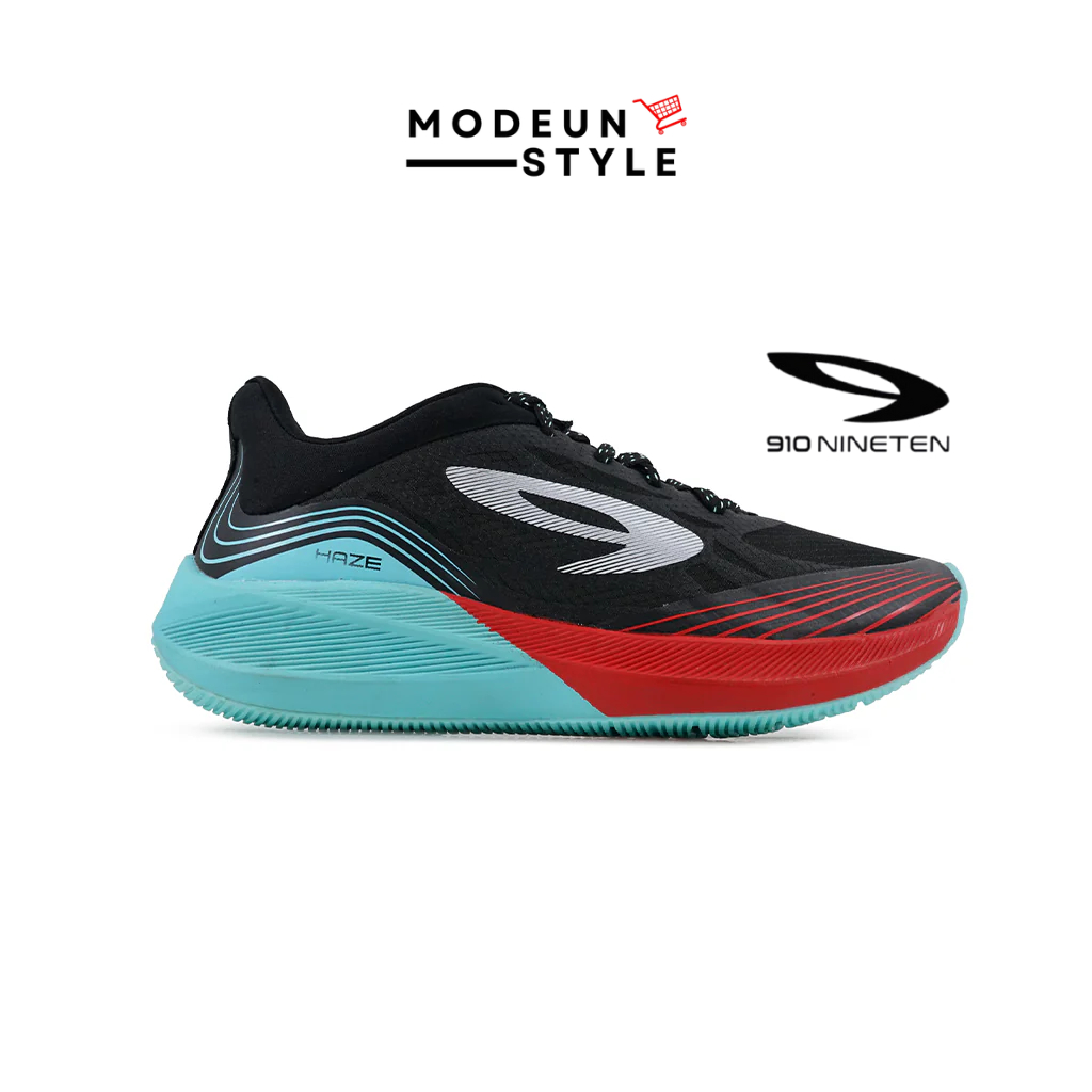 HAZE VISION 1.0 HITAM BIRU MUDA/SEPATU LARI HAZE VISION 910 NINETEN/RUNNUNG SHOES 910