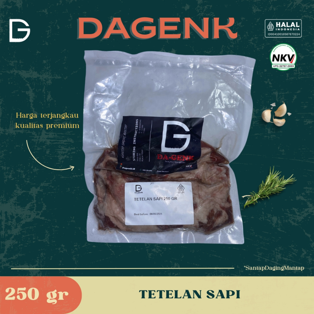 

Tetelan sapi 250gr