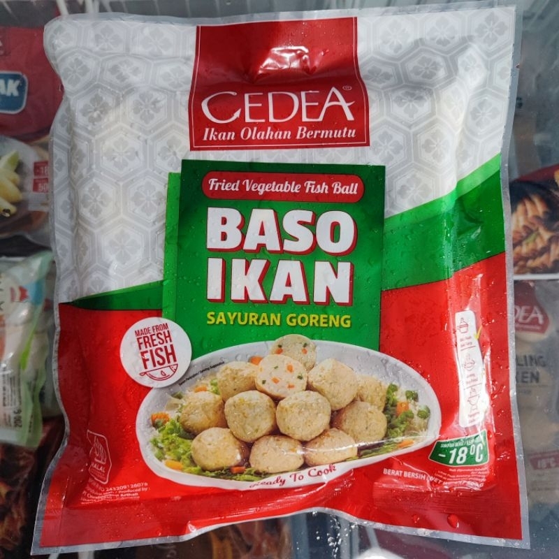

Cedea Bakso Ikan Sayuran Goreng 500g Fried Vegetable Fish Ball