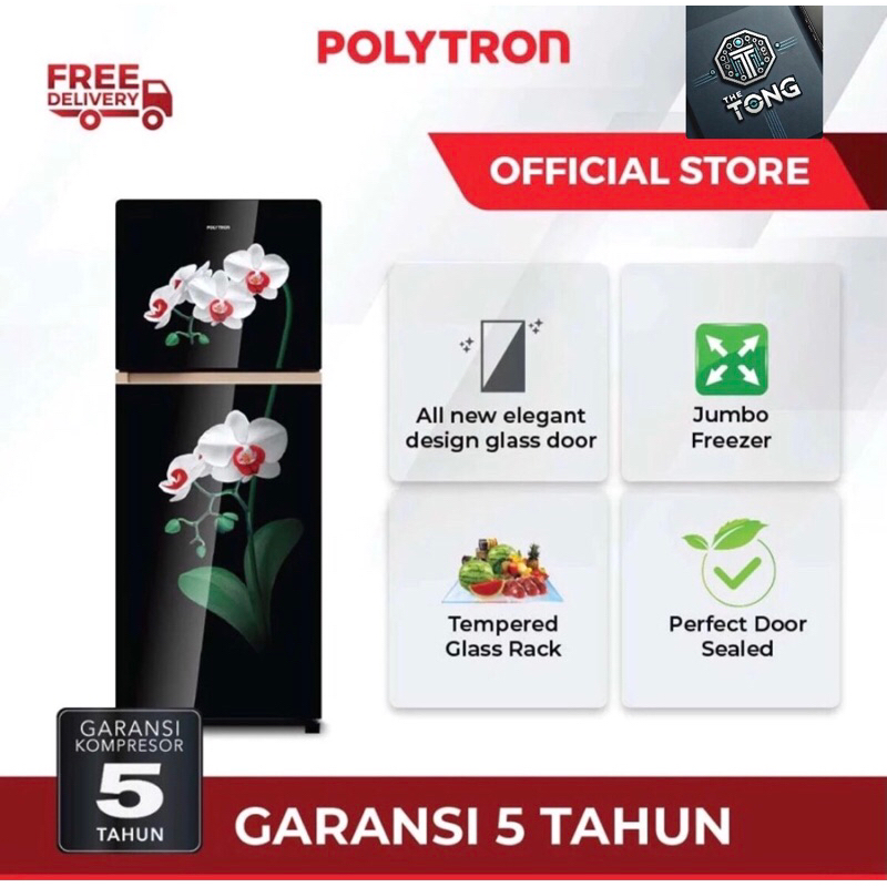 KULKAS POLYTRON 2 PINTU (PRW-25-MOB/MOW)