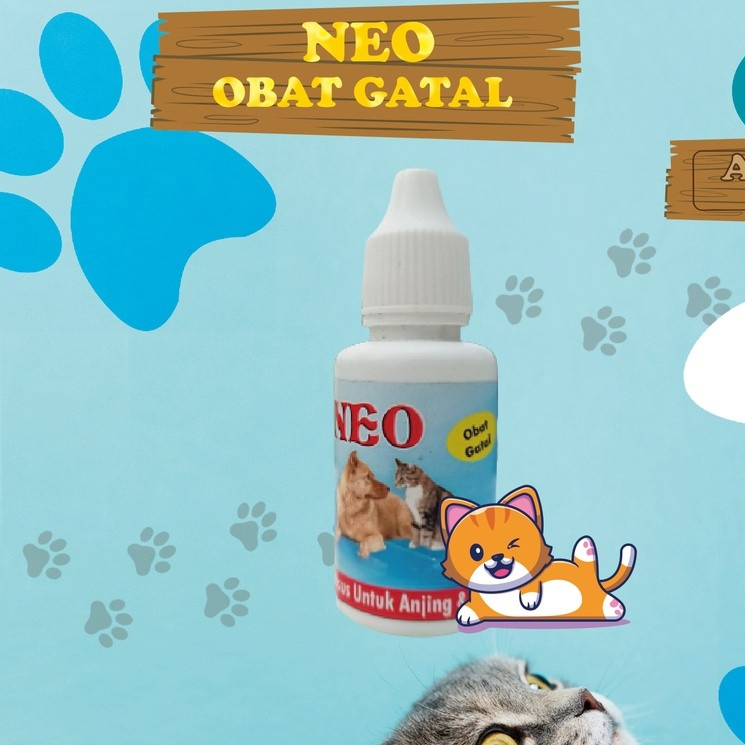 OBAT GATAL KUCING & ANJING NEO 30ML MEMBANTU MENGATASI GATAL GATAL PADA HEWAN