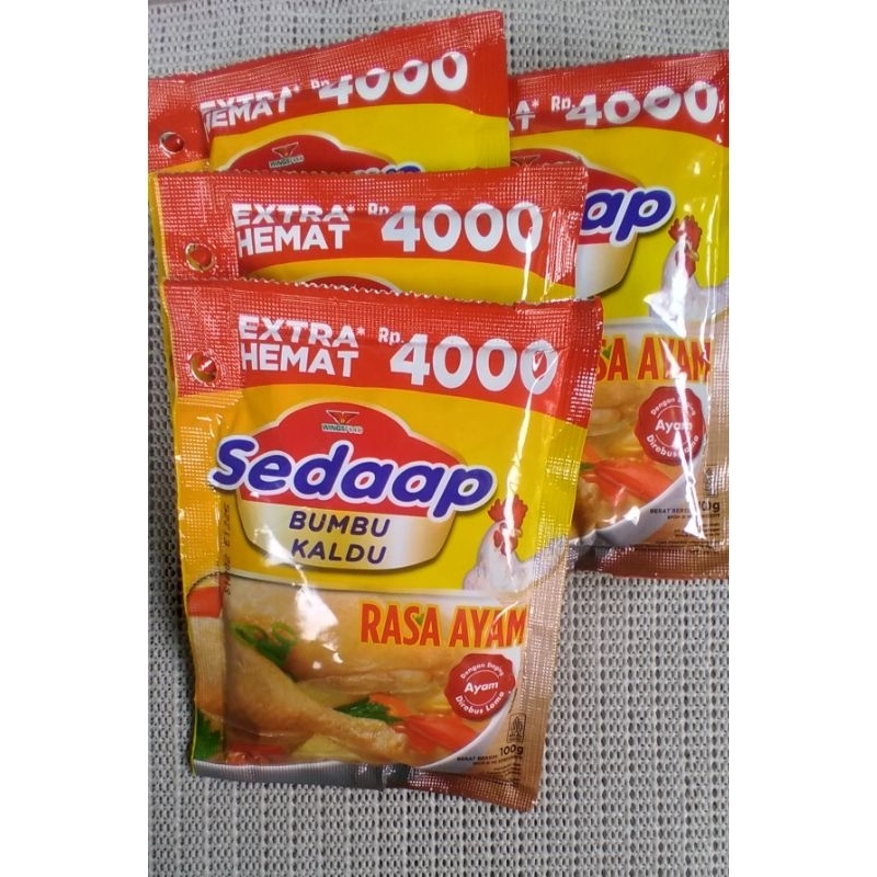 

MURAH SEDAAP PENYEDAP RASA AYAM 100gr // Bumbu Kaldu Rasa Ayam Extra Hemat 4000