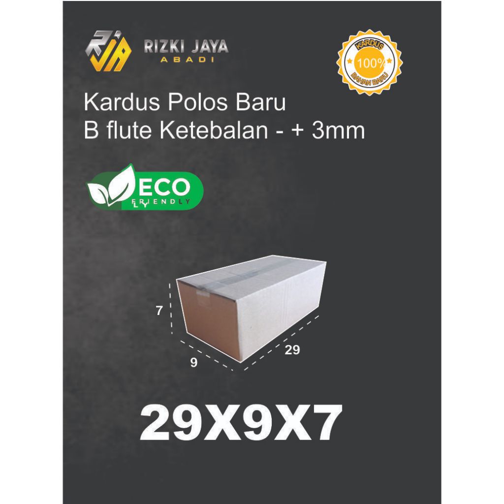 

KARDUS 29X9X7 KARTON BOX PACKAGING