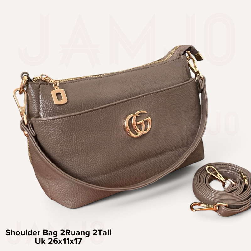 JAMJO - CG KIM BAG 3RUANG TAS SELEMPANG KULIT WANITA