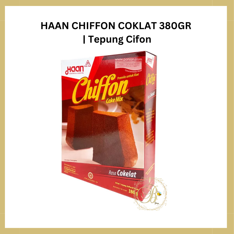 

HAAN CHIFFON COKLAT 380GR | Tepung Cifon
