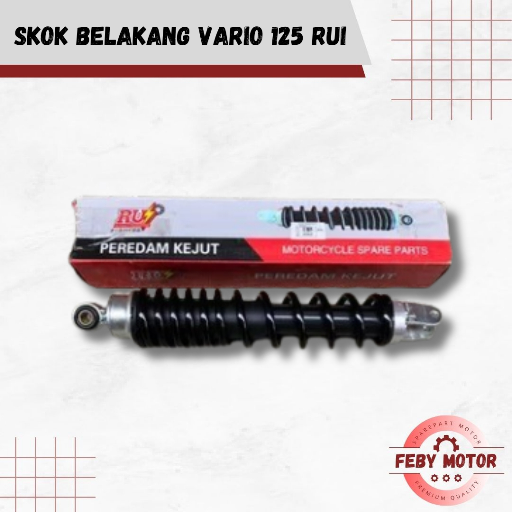 RUI Skok Belakang Vario 125 || Shockbreaker Peredam Kejut Honda Vario 125