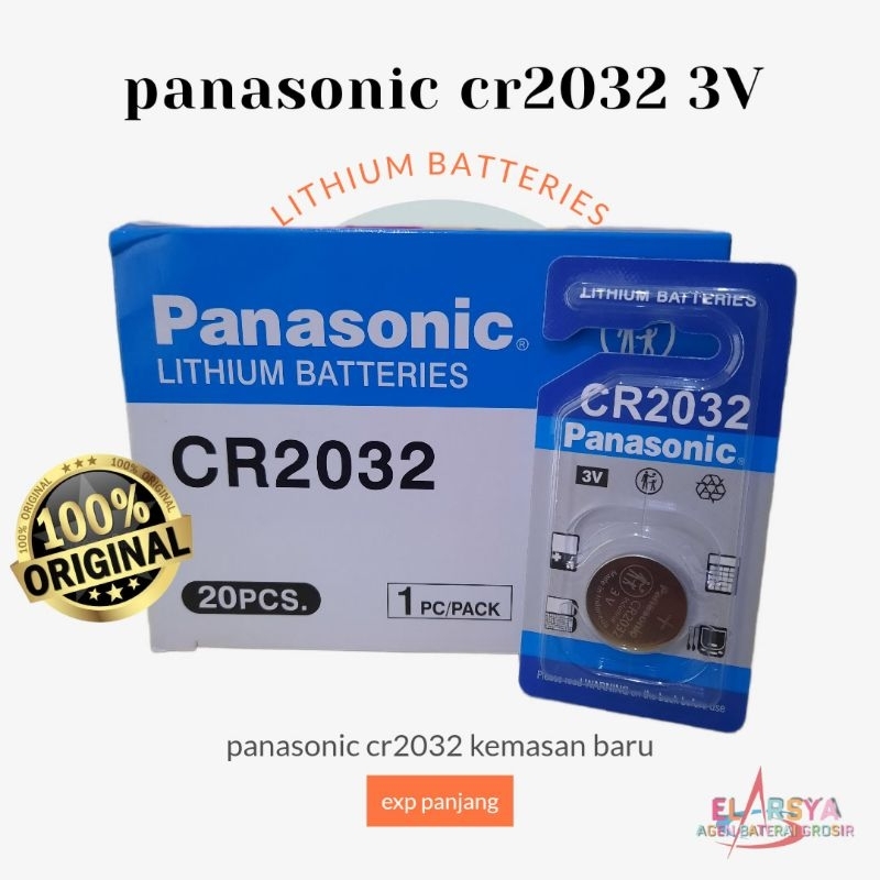 Baterai Cr2032 Panasonic original CR2032 3V single pack