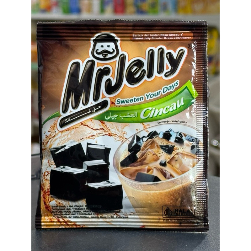 

Mr.Jelly Instant jelly powder / serbuk jeli instan rasa cincau 15gr