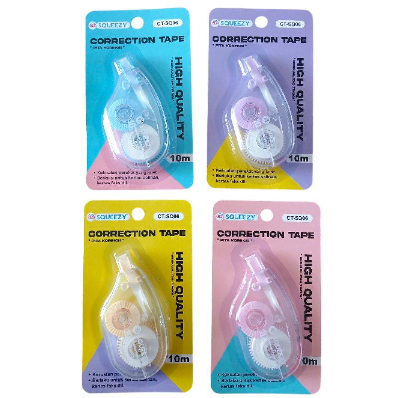 

(Bisa COD) Tipe X/Correction Pen SQUEEZY CT-SQ06 10M