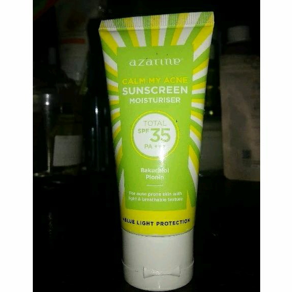 AZARINE Sunscreen Calm Acne Spf 35 [ Preloved 40% ] sisa 20 ml