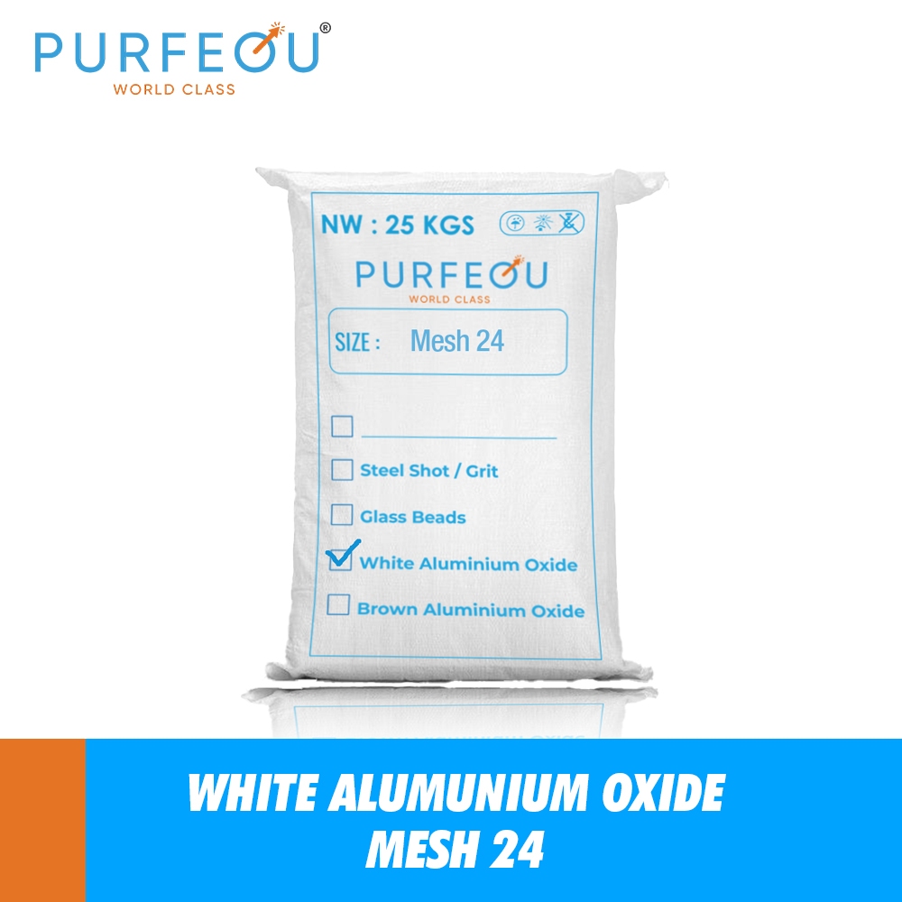 Pasir White Aluminium Oxide Aluminum Oksida Alumina AL2O3 Mesh 24 (5kg)
