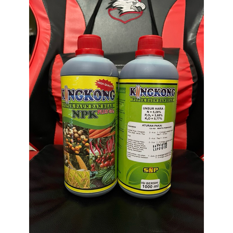 Pupuk NPK plus GA3 daun buah kingkong 1L