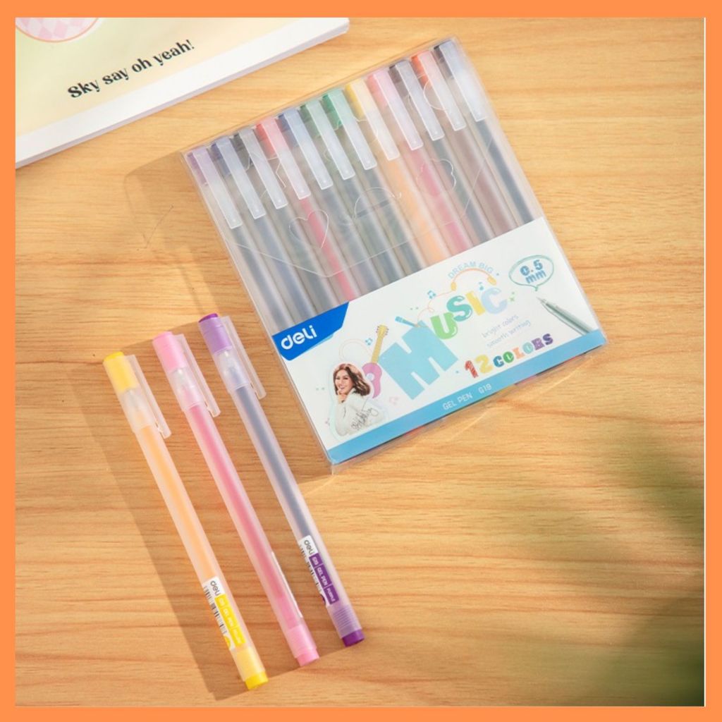 

Deli Gel Pen 12 WARNA G19