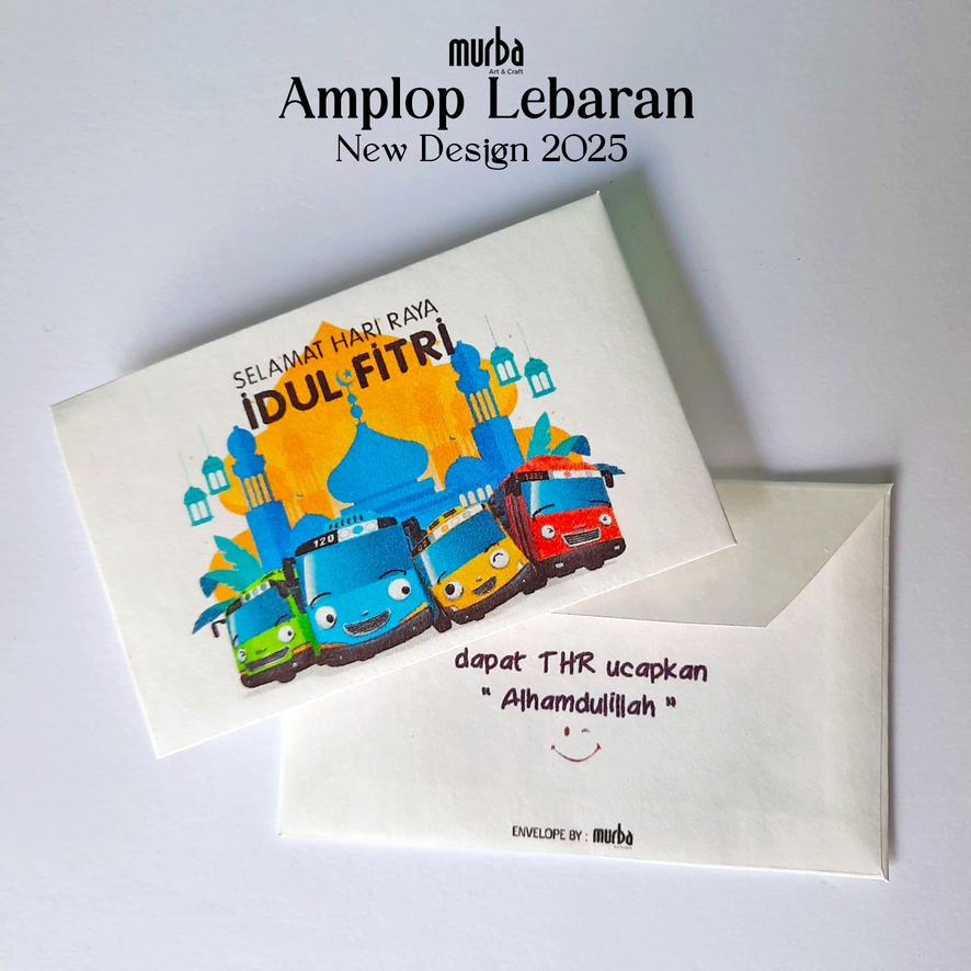 

(isi 10 pcs) Amplop Idul Fitri Karakter Tayo | Amplop Lebaran 2025 | Angpau Mini Kartun Tayo