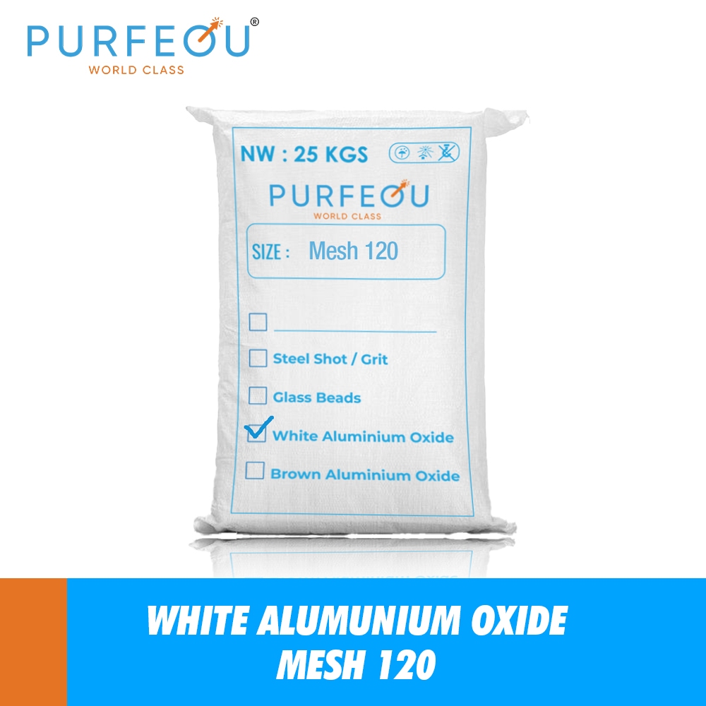 Pasir White Aluminium Oxide Aluminum Oksida Alumina AL2O3 Mesh 120 (1kg)