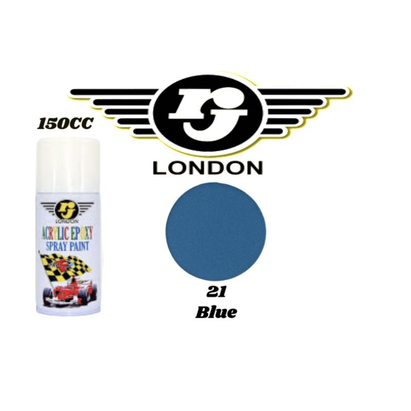 Pilok pilox cat semprot rj london rj 150cc Blue 21 150cc rj biru terang rj london 150cc