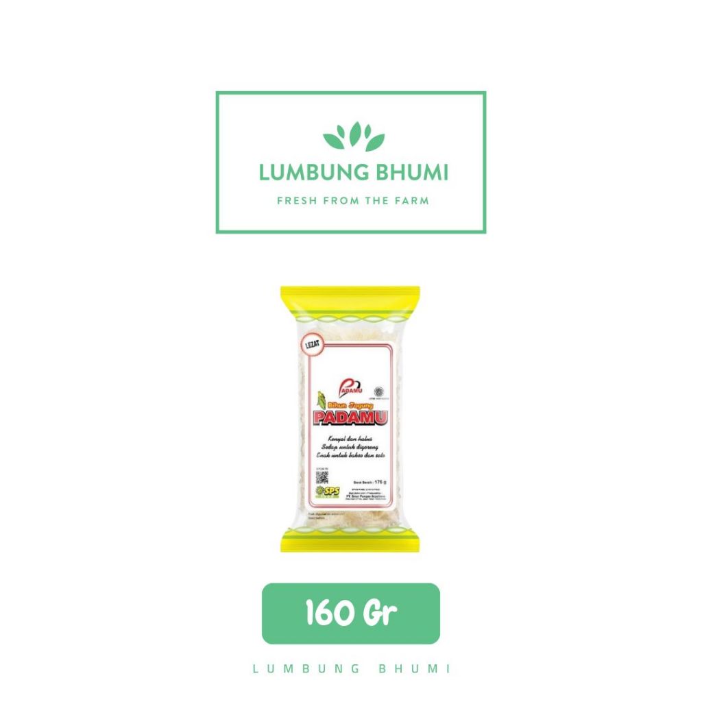 

PADAMU Bihun Jagung 160 Gr 1 Pcs - Lumbung Bhumi