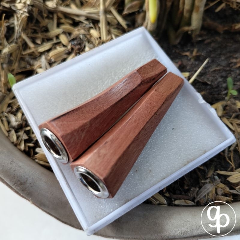 Pipa once / once cangklong / pipa rokok / padutan kayu setigi kayu stigi segi enam