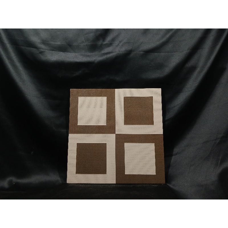 KERAMIK LANTAI KASAR (kulit jeruk) 40X40 BOXY BROWN