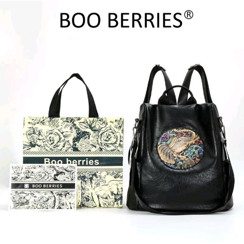 tas ransel wanita gajah series bangkok ORIGINAL BOO BERRIES import