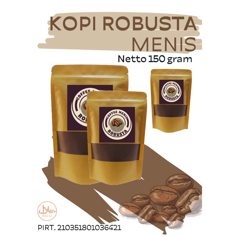 

kopi bubuk ROBUSTA 150 gram enak mantap