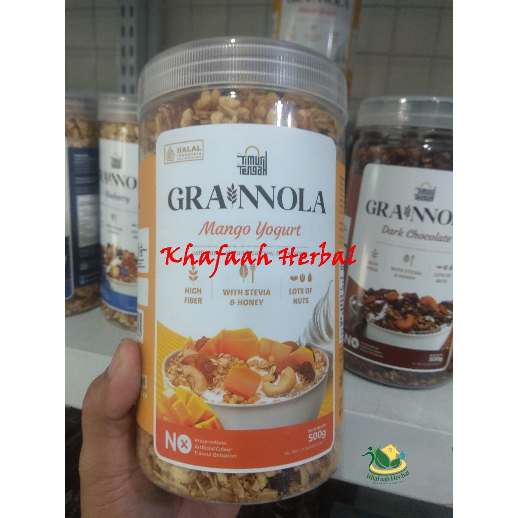 

Grainnola Mango Yogurt 500gr TIMUR TENGAH - Sereal Sarapan Sehat Rendah Kalori