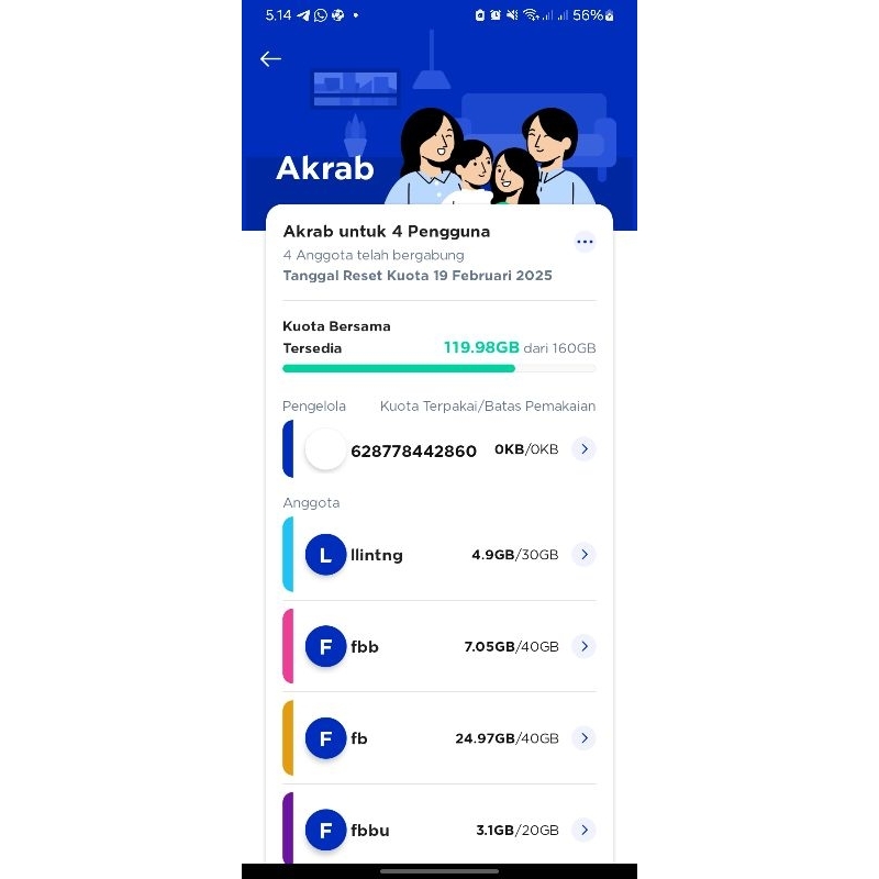 Kartu Xl akrab XXL disc 70%