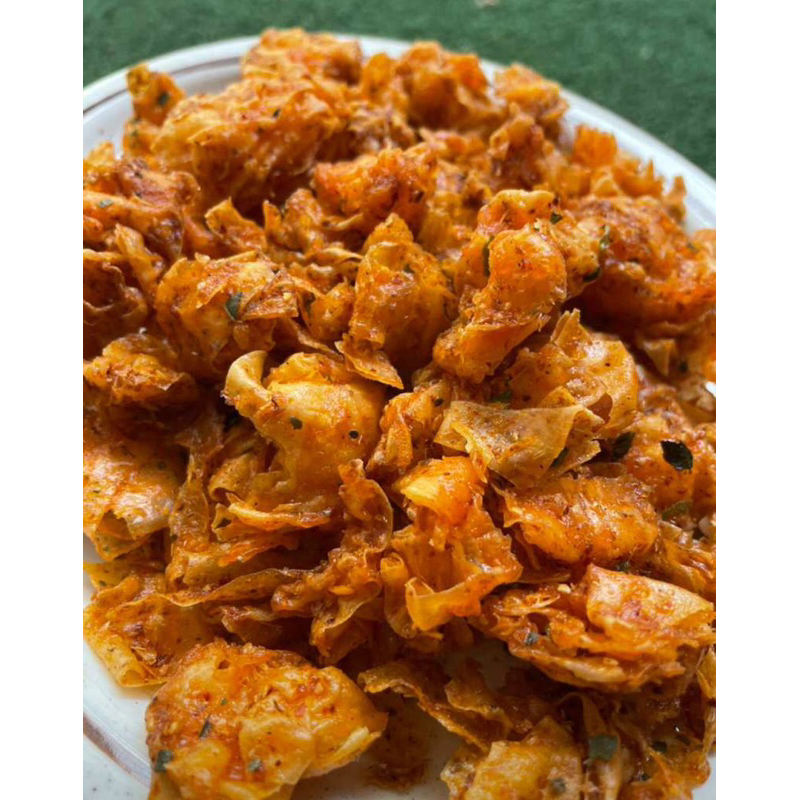 

keripik kriwil pedas daun jeruk