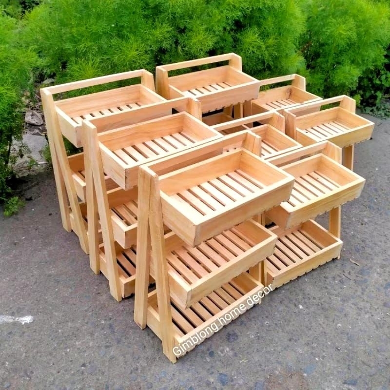 Rak buah rak bumbu rak susun serbaguna