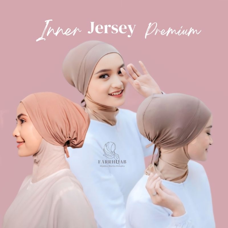 FARRHIJAB-Inner Jersey/Ciput Hijab/Ciput Pashmina/Inner Ciput/Ciput Tali