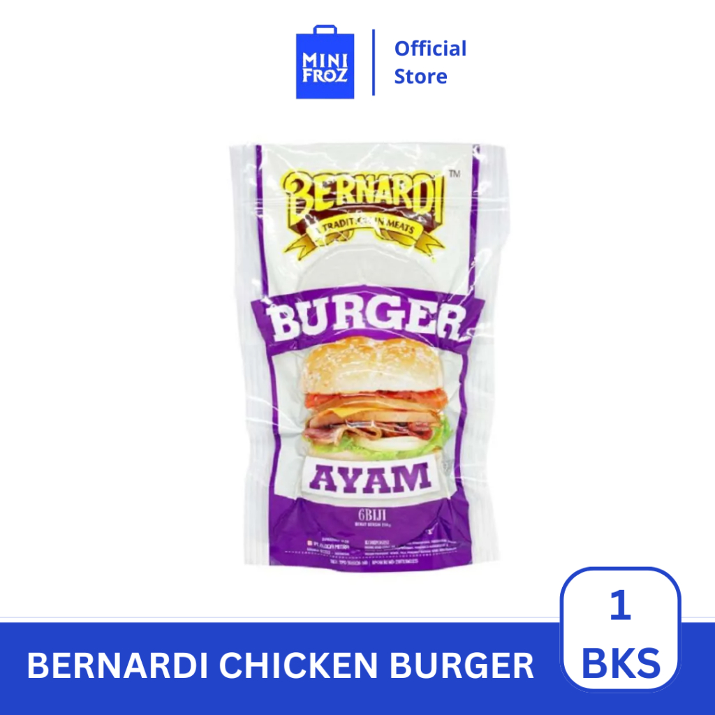 

BERNARDI Chicken Burger - Daging Burger Ayam 250 gram