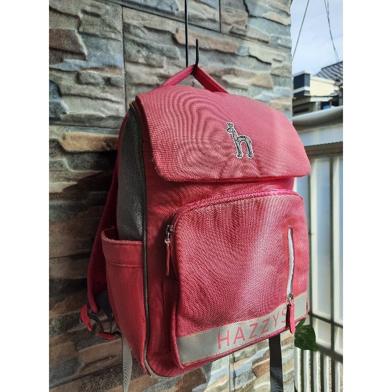 Ransel Pink HAZZYS - TAS PRELOVED BRANDED ORIGINAL
