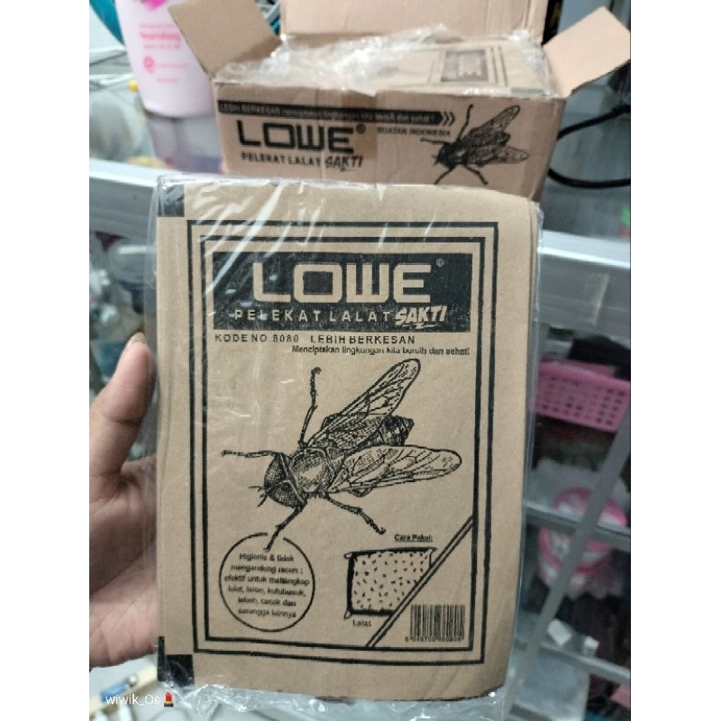 [10 PCS] PEREKAT LALAT LOWE SAKTI - LEM LALAT PERANGKAP LALAT