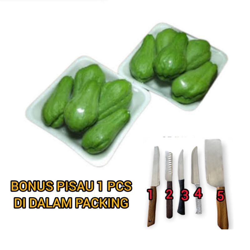 

Promo labu Siam 1 kg bonus alat dapur