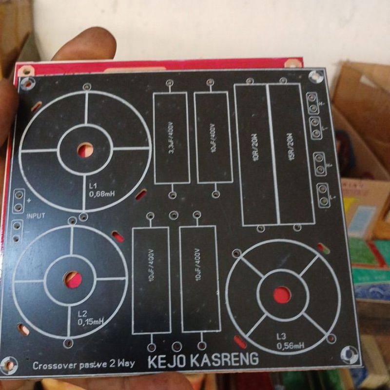 PCB crossover pasiv 2 way