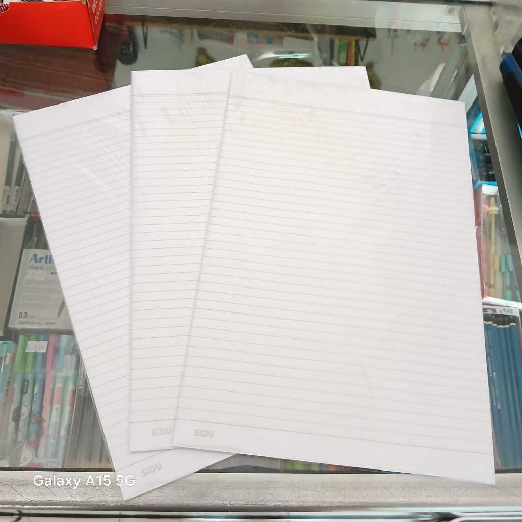 

Double Folio Bergaris 70Gsm/Kertas Folio Sidu 10 Lembar