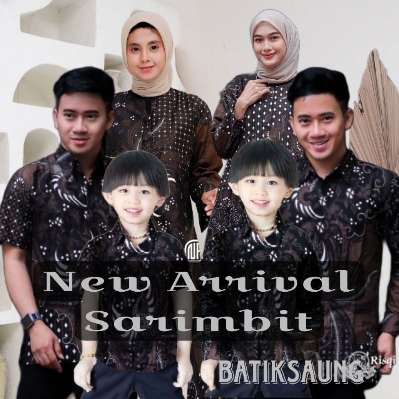 Baju Couple Batik Keluarga//Batik Ayah Anak Dan ibu//Tunik Batik